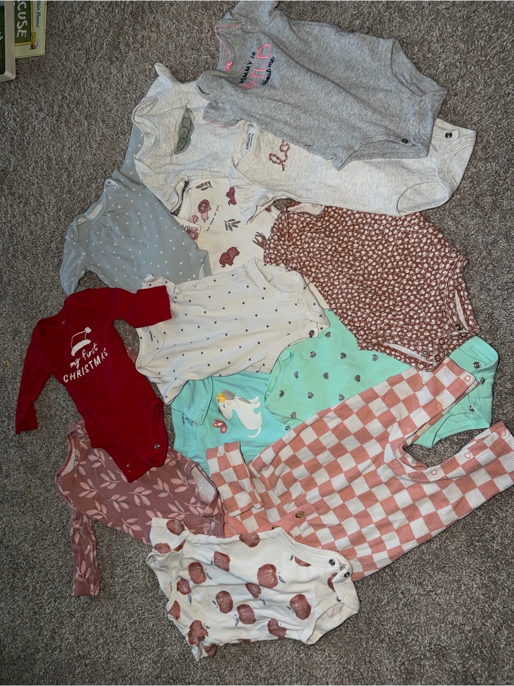 Assorted Kids One-Piece Bodysuits Pack - Multi Color